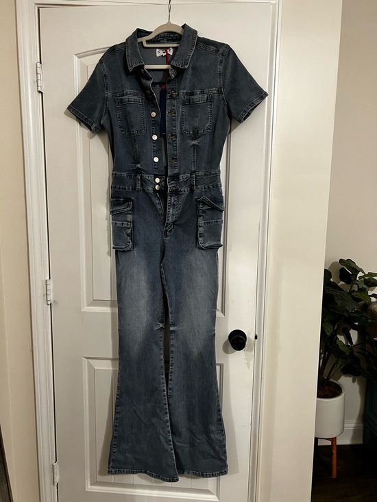 Vibrant M.I.U Pants - Denim Jumpsuit